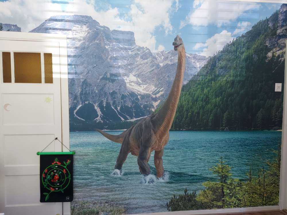 Brachiosauro in acqua
