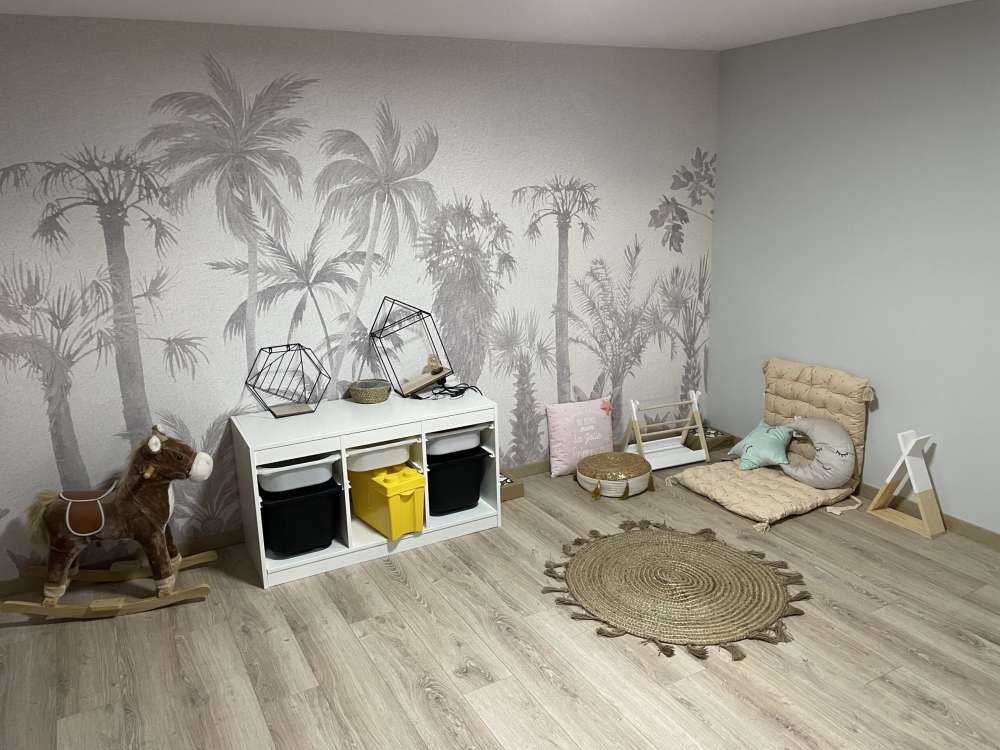 Giungla in tonalità di grigio