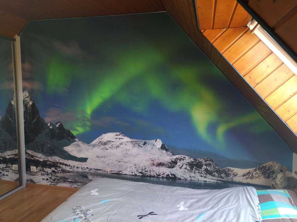 Aurora boreale in Norvegia