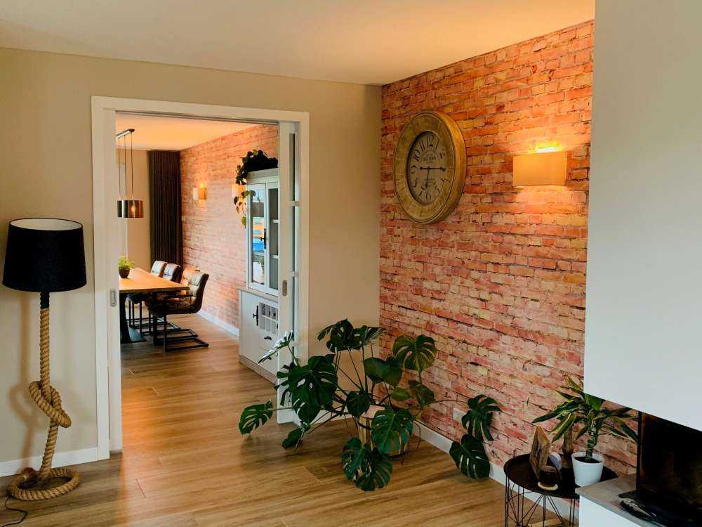 Vecchio muro in mattoni