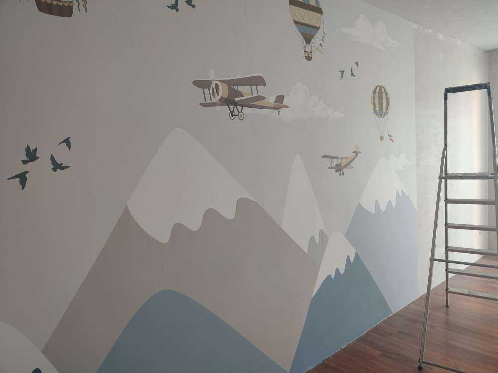 Montagne con palloncini