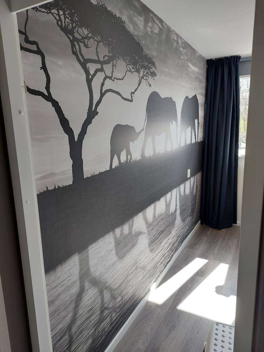 Elefanti nella savana