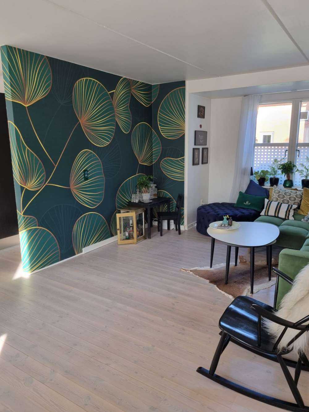 Foglie decorative con oro