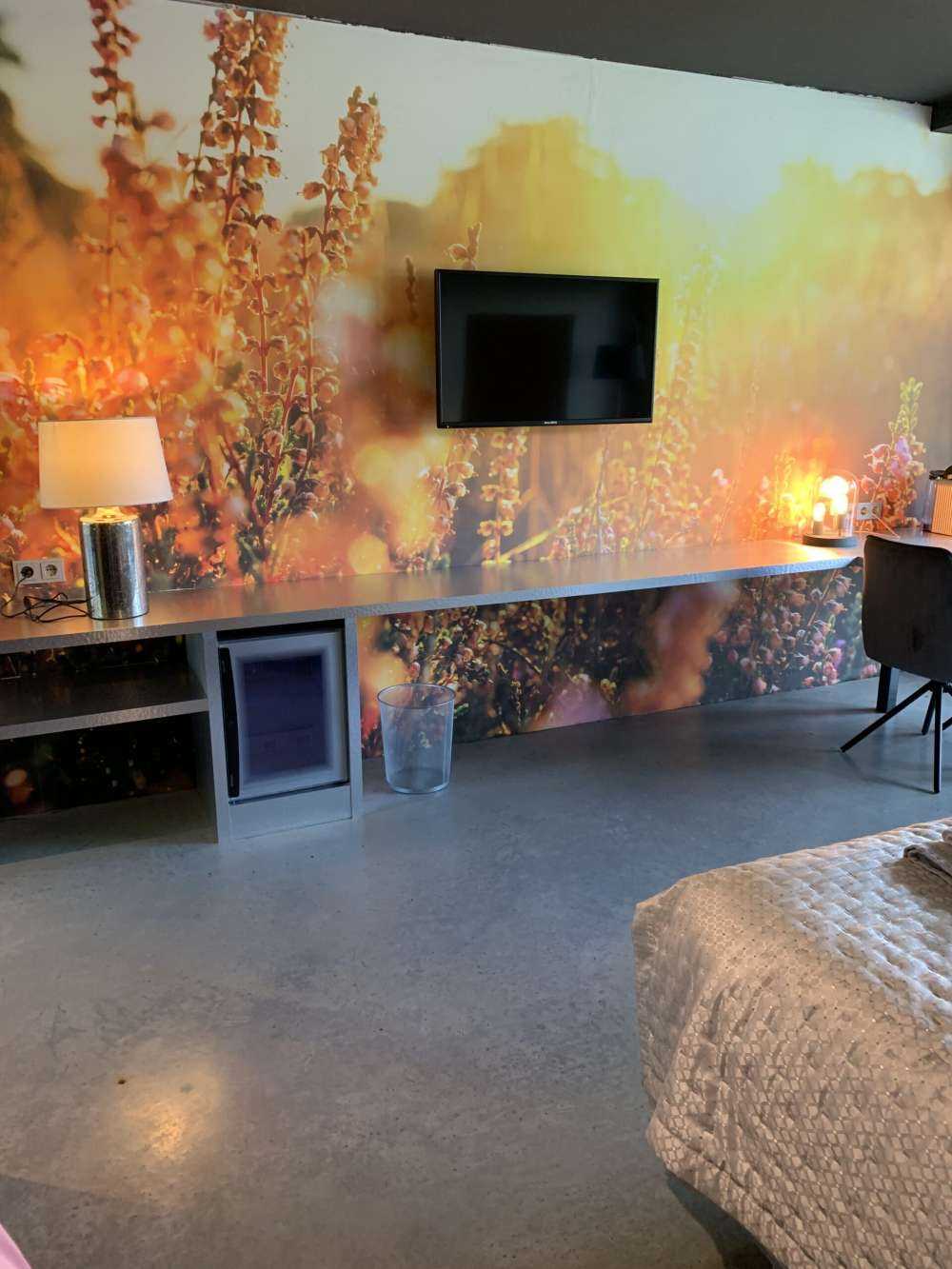 Impianto di erica da vicino