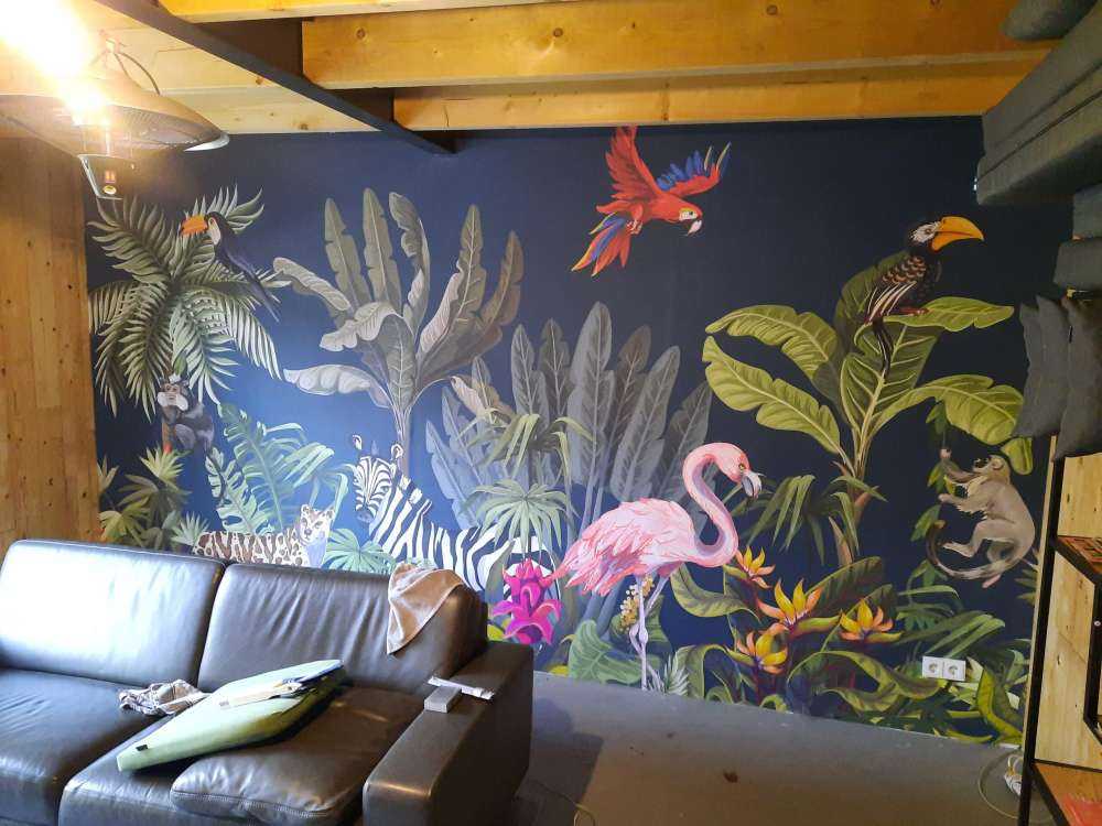 Animali della giungla colorati