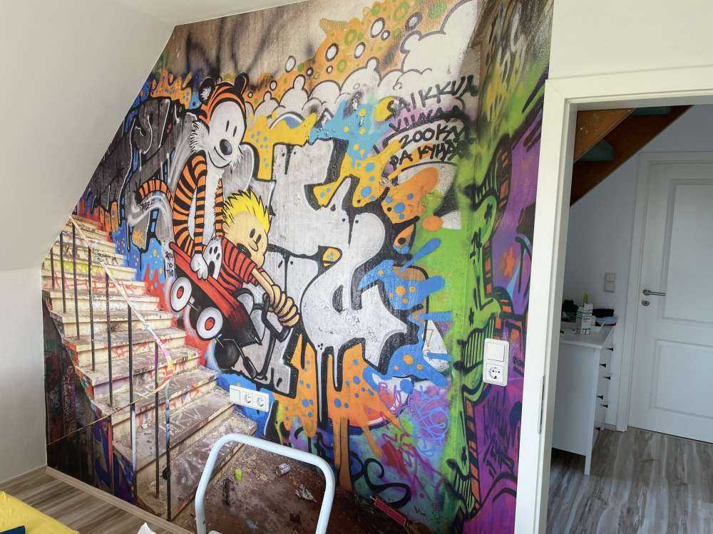 Graffiti con scale