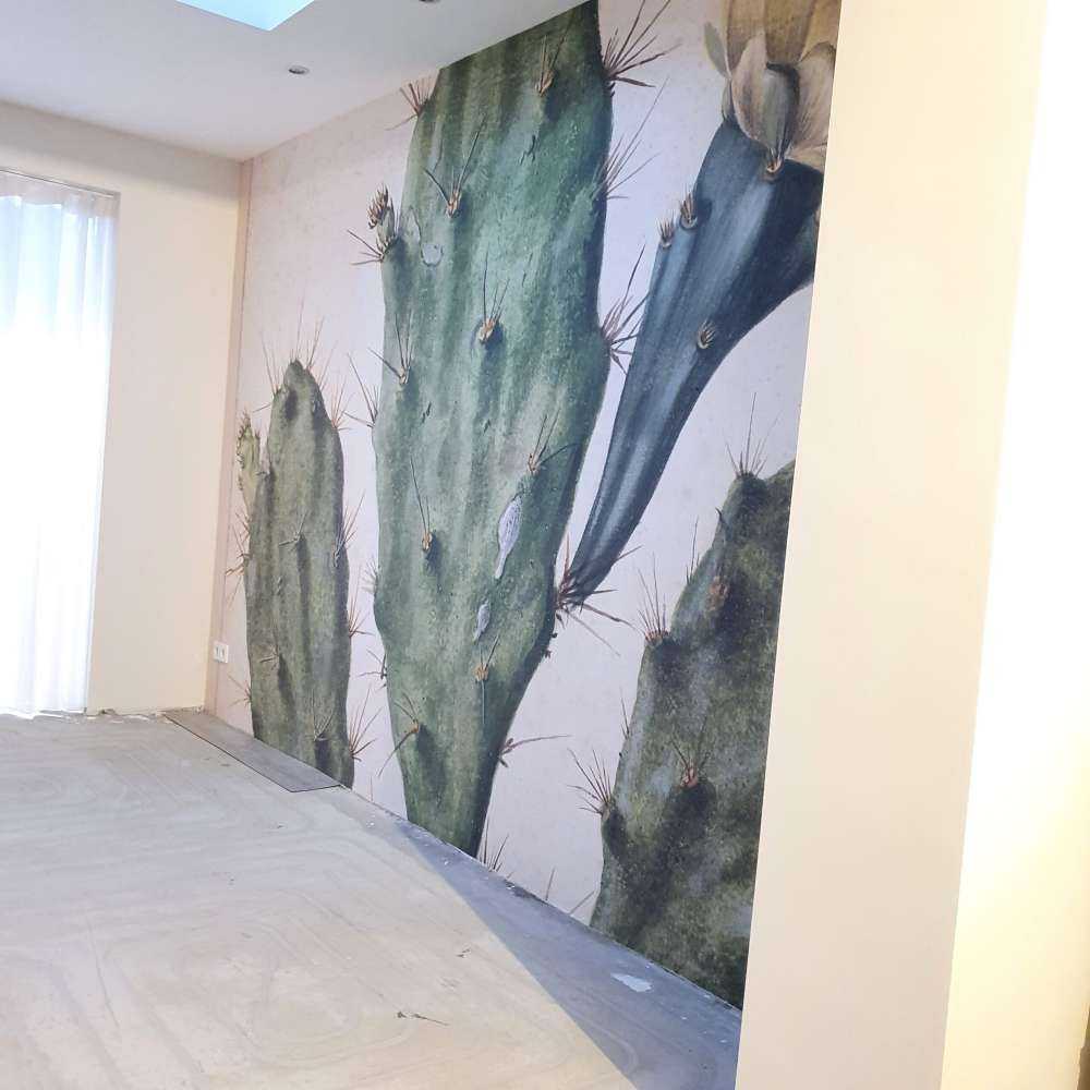 Cactus di fico in fiore