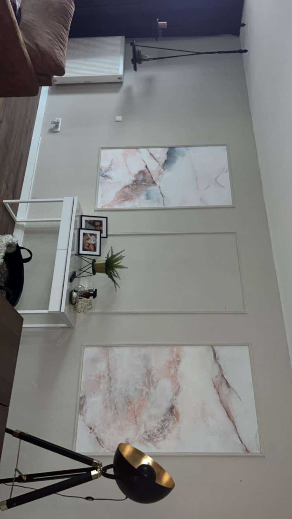 Marmo con tinta rosa