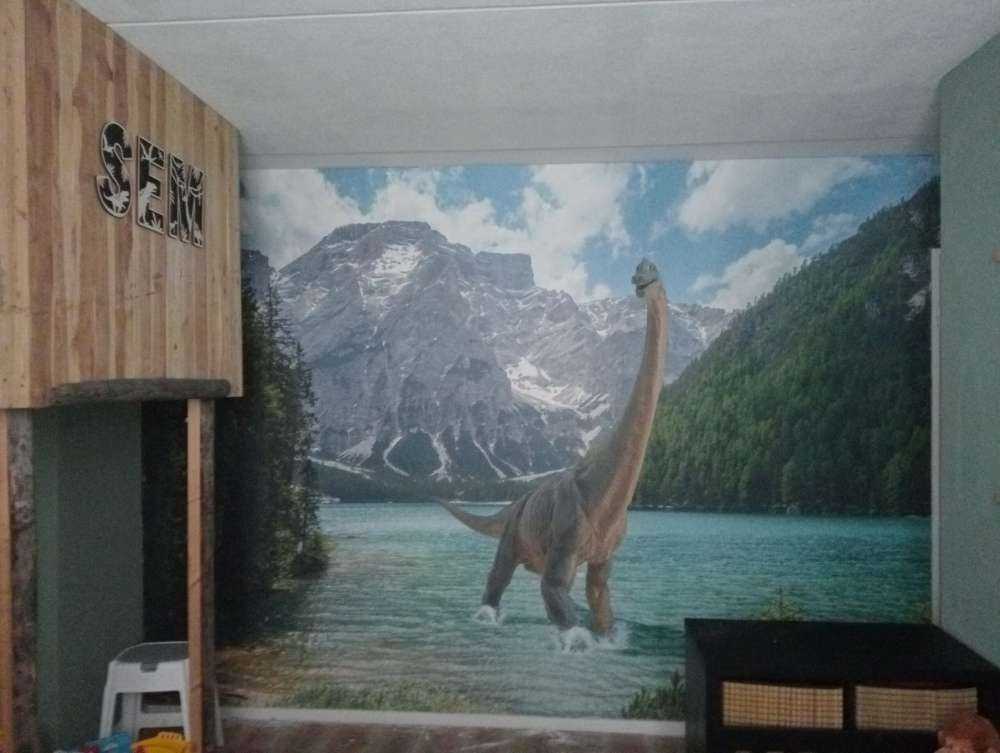 Brachiosauro in acqua