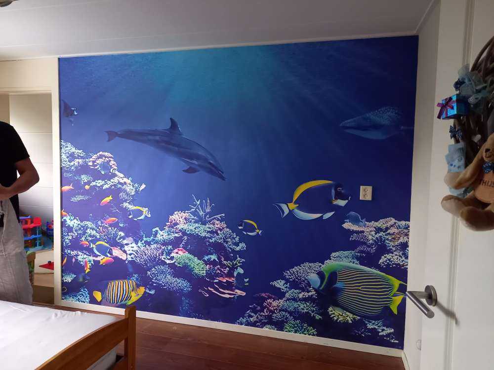 Il mondo sommerso blu