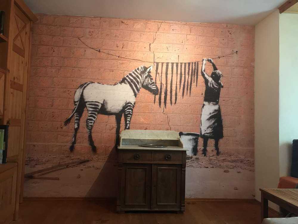 Banksy - Zebra clothes