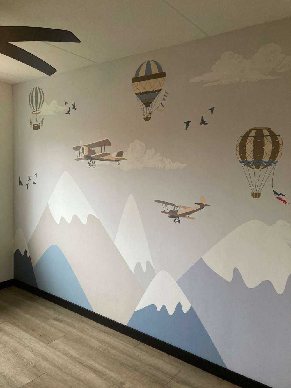 Montagne con palloncini