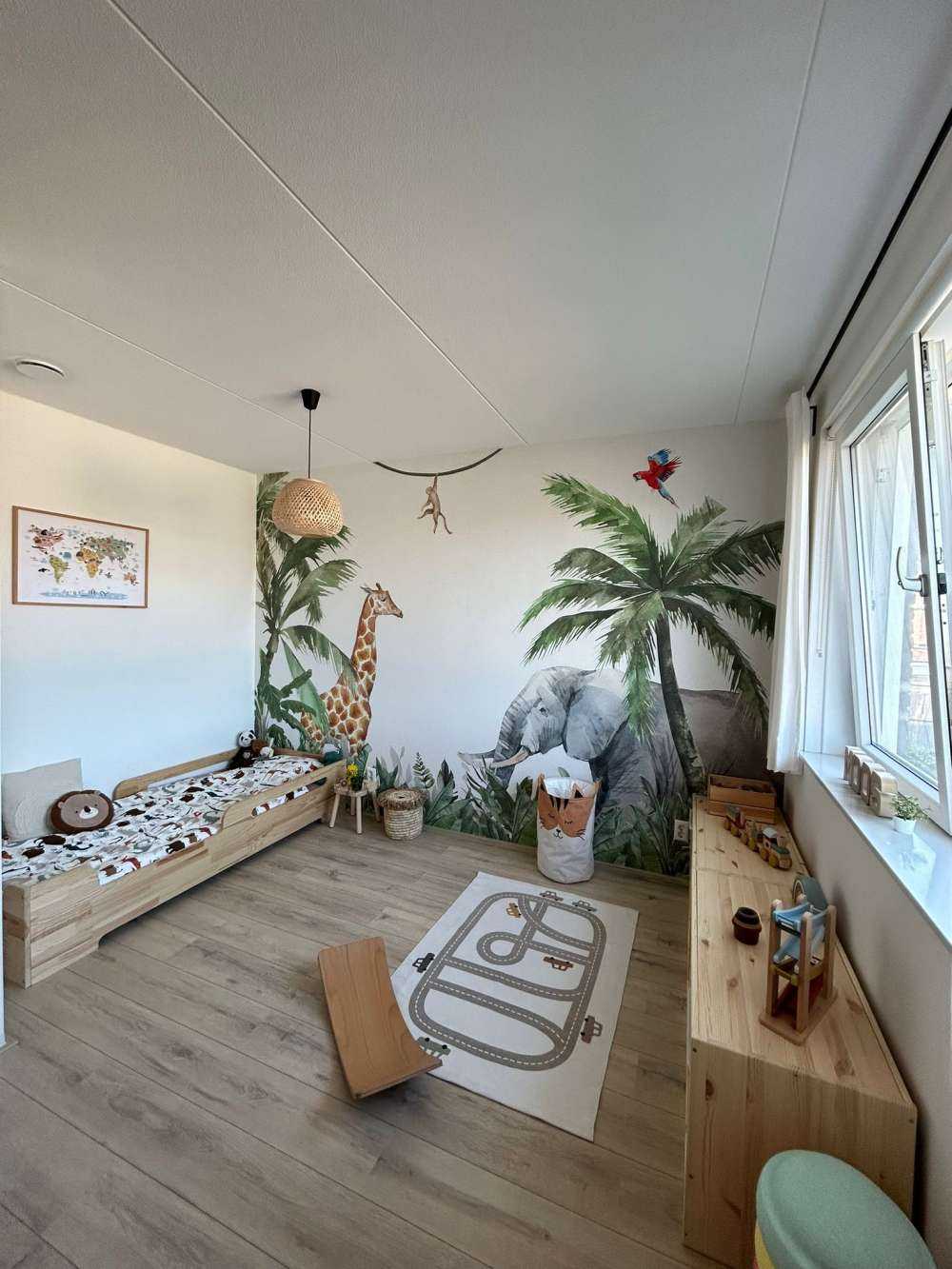 Animali giungla colorati