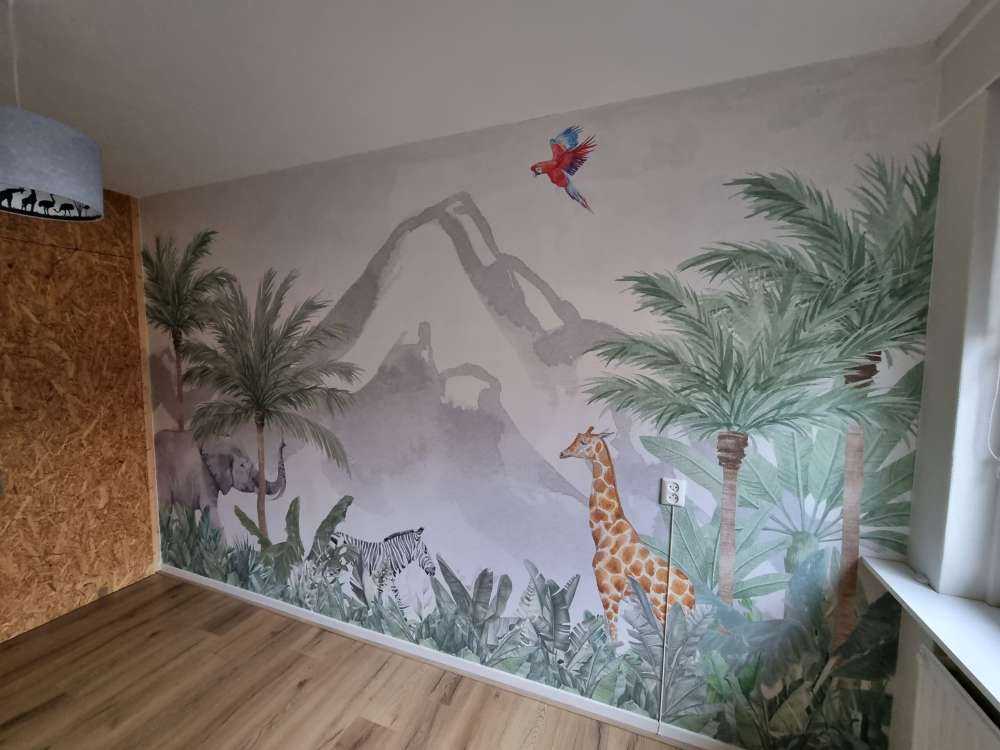 Dieren in een jungle