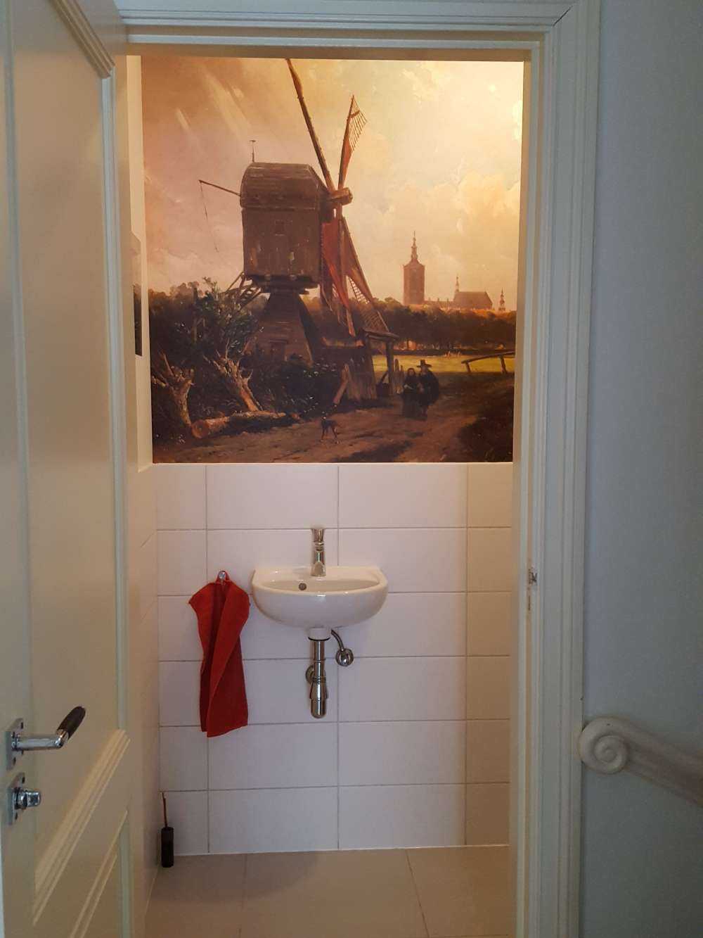 Veduta dell'Aia dal canale di Delft nel XVII secolo