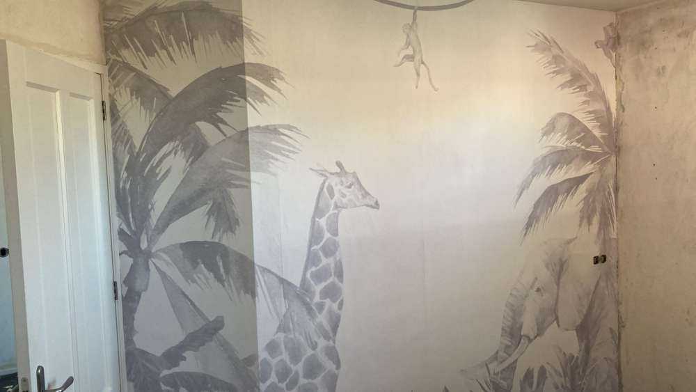 Vrolijke jungle dieren