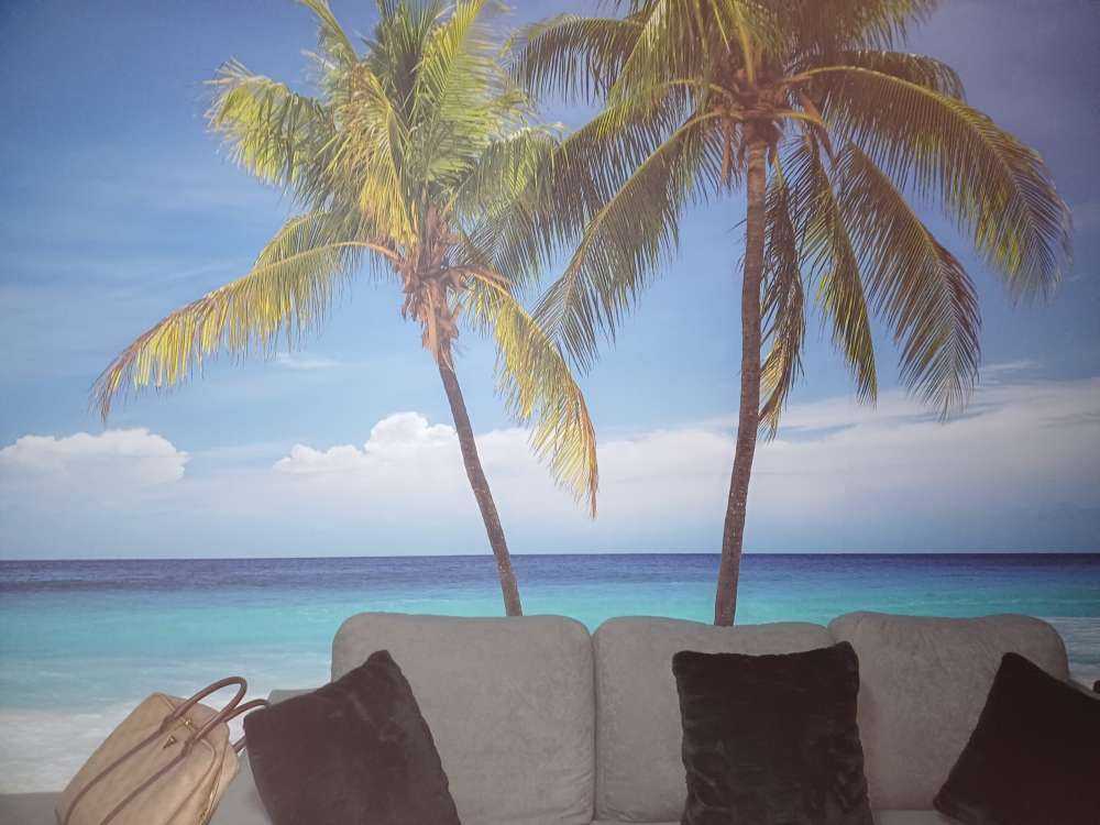 Spiaggia di sabbia tropicale