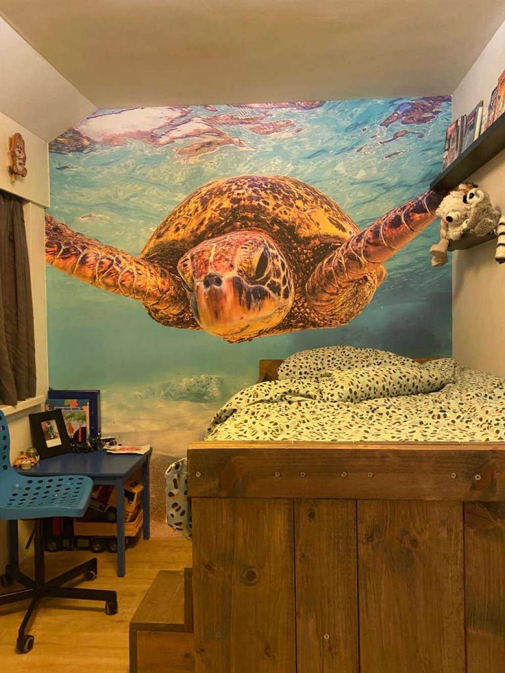 Tartaruga marina nell'oceano