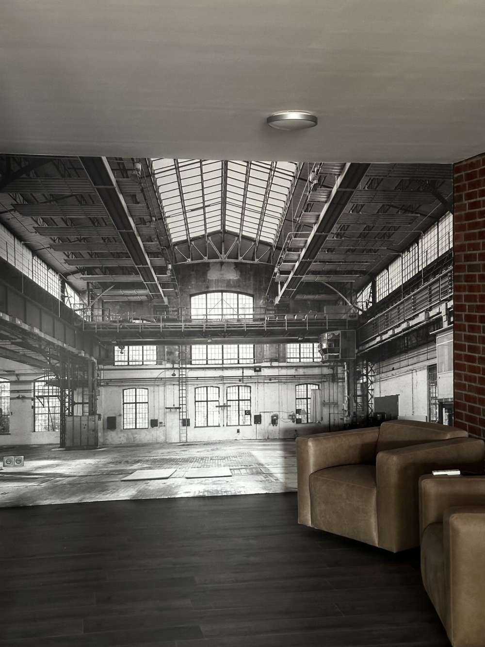 Verlaten industriële hal