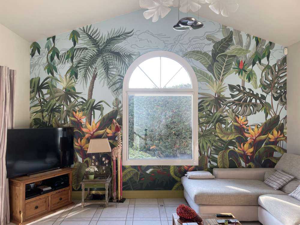 Alberi e fiori della giungla