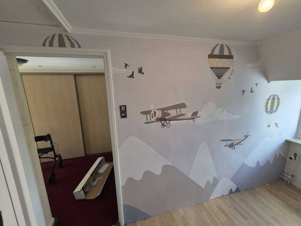 Montagne con palloncini