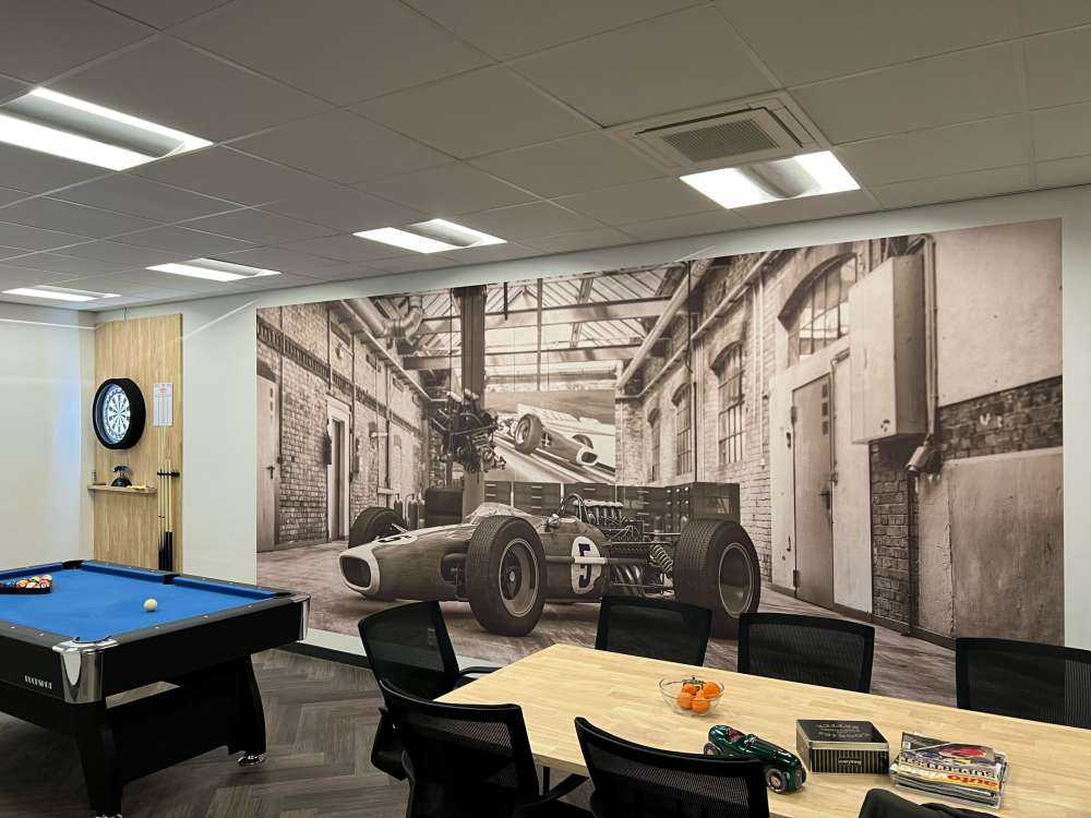 Vecchia auto da corsa