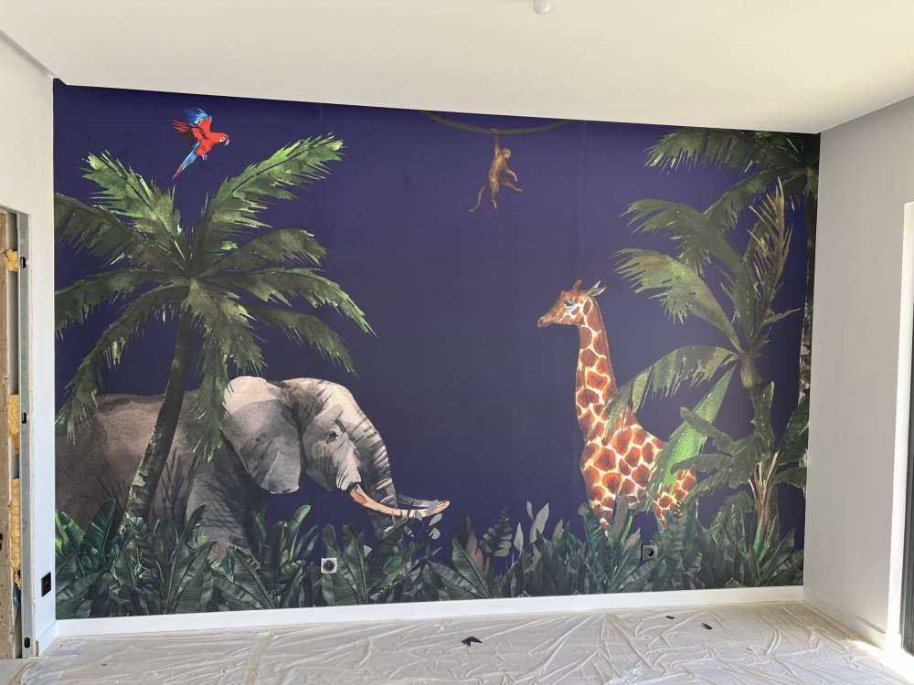 Jungle dieren bij nacht