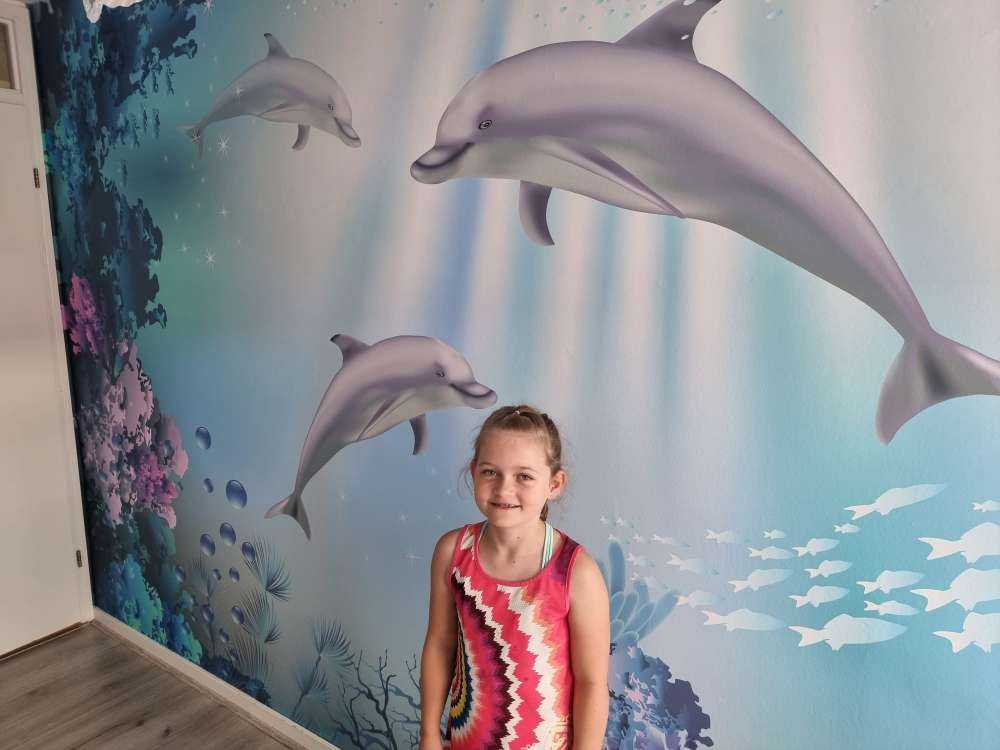 Mondo sommerso con i delfini