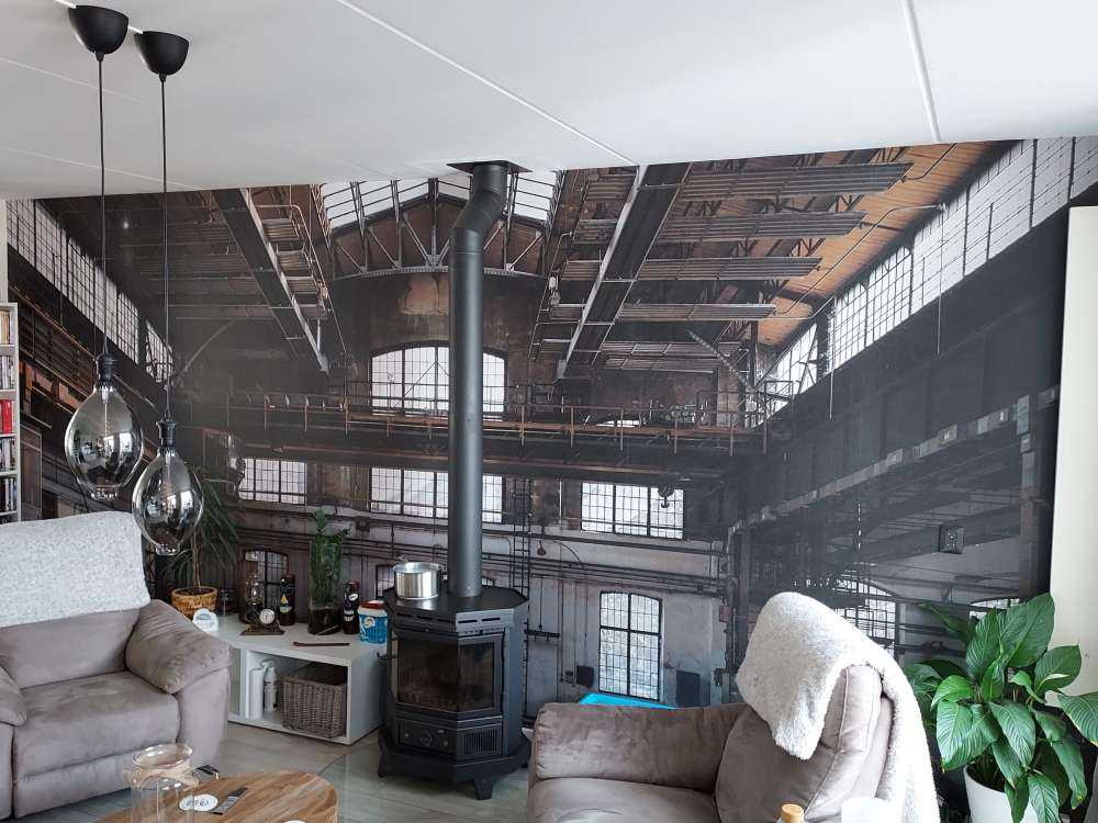 Verlaten industriële hal