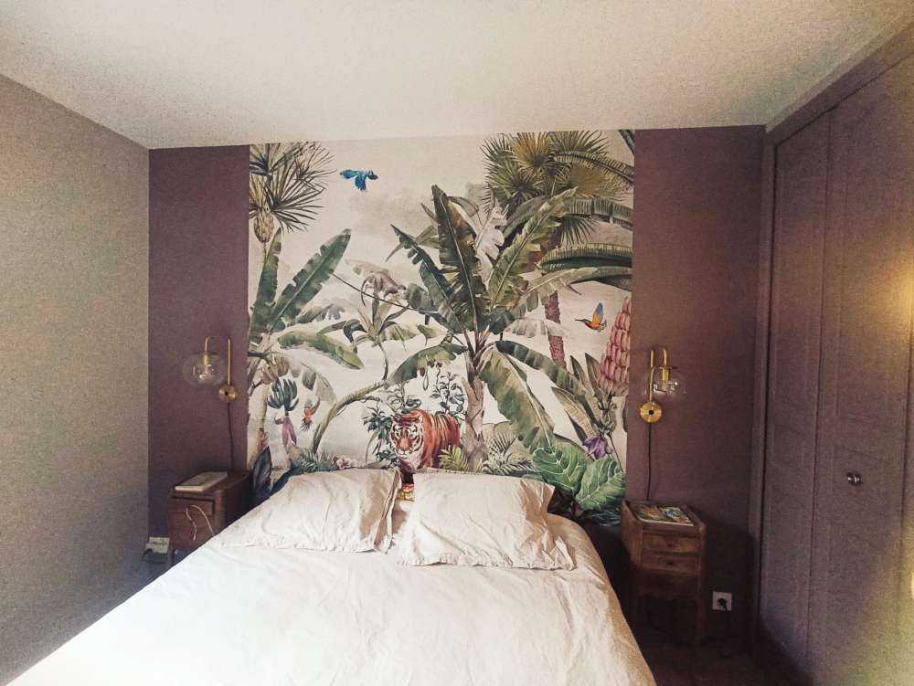 Disegno tropicale di foresta pluviale