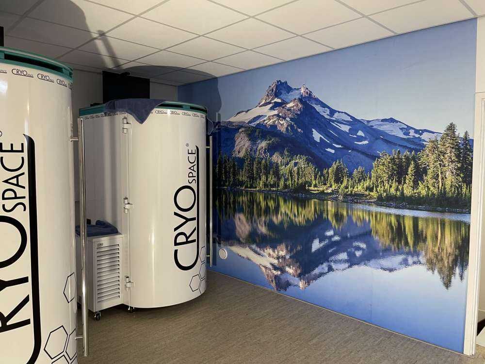 Carta da parati fotografica montagne di neve