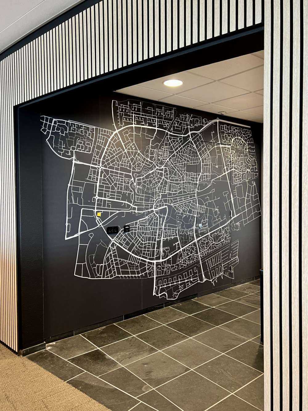 Mappa di Leeuwarden, nero