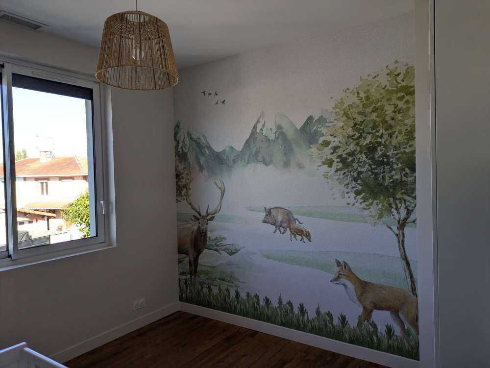 Animali della foresta colorati