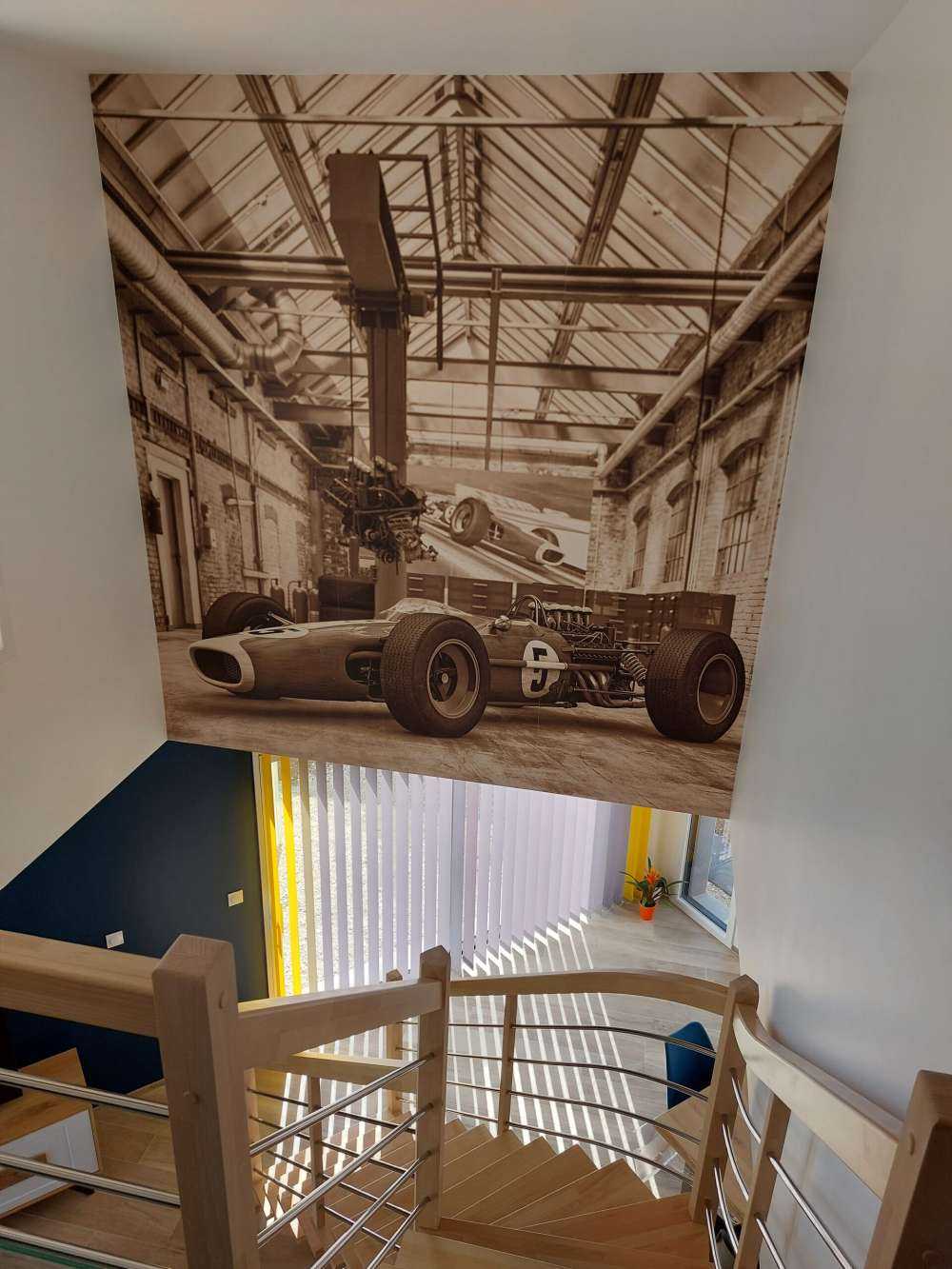 Vecchia auto da corsa