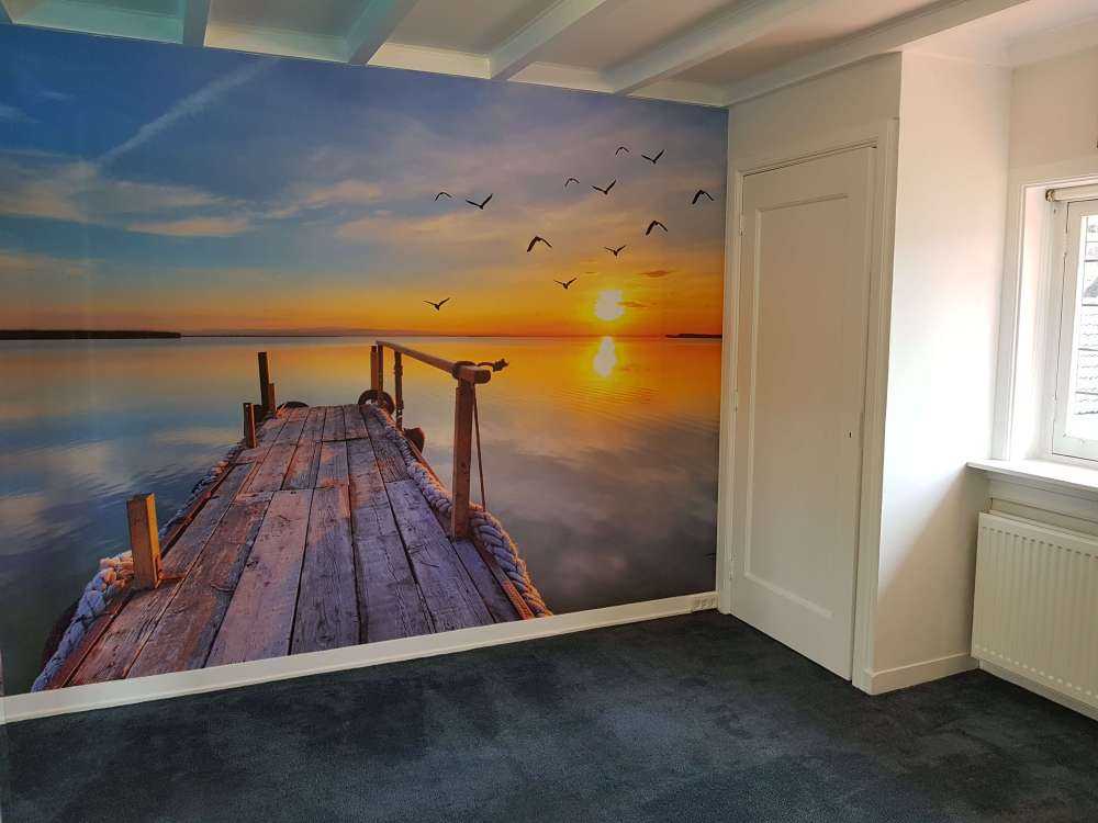 Uccelli sopra il mare