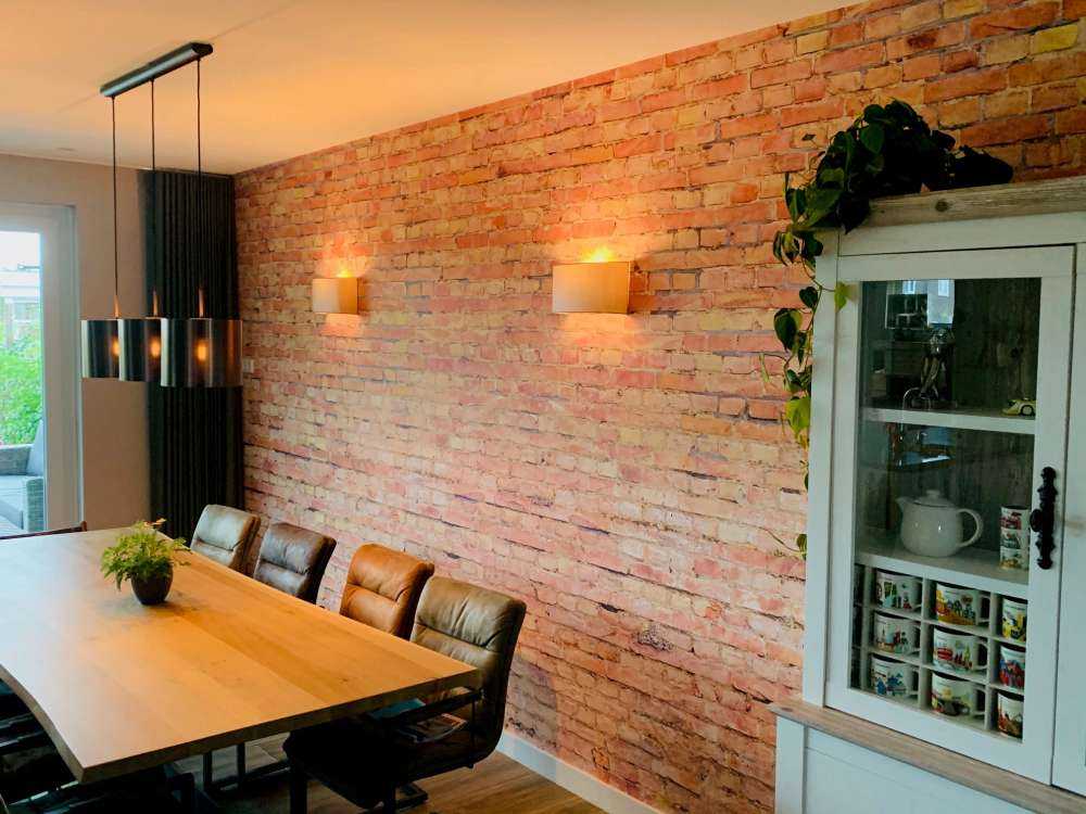 Vecchio muro in mattoni