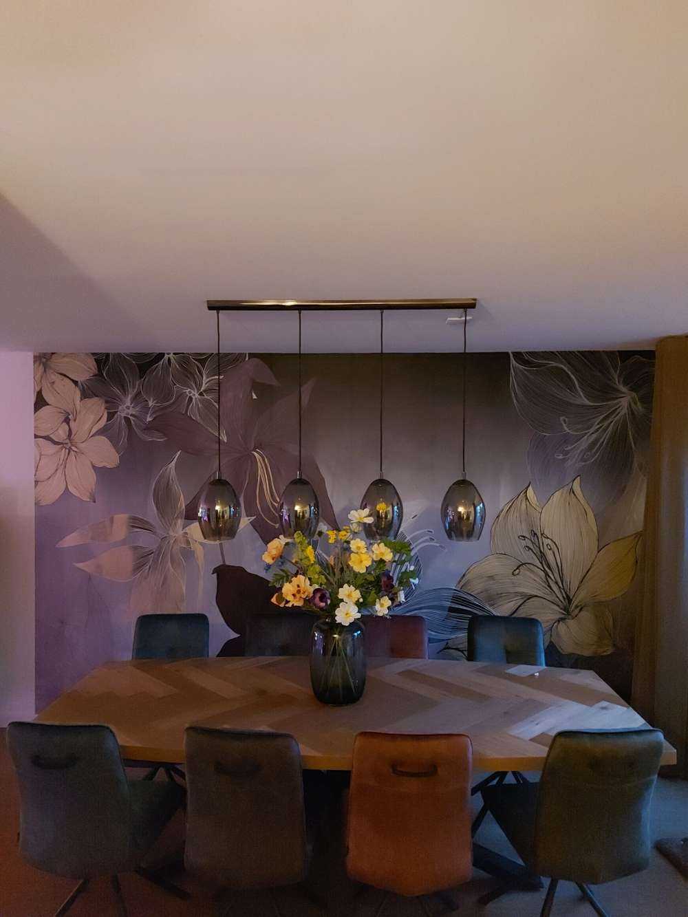 Serra con piante tropicali