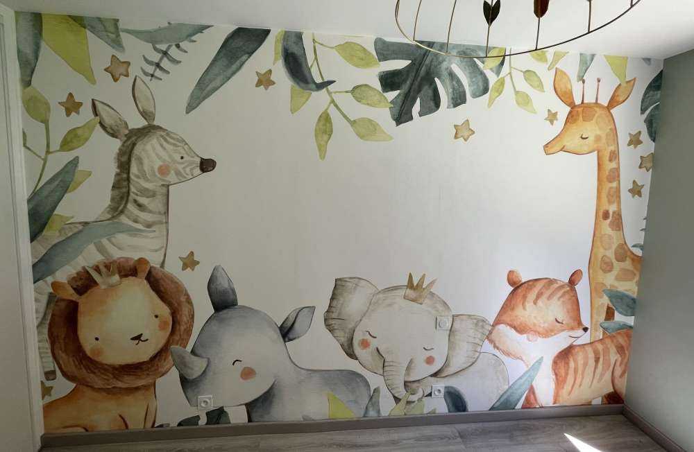 mix di animali della giungla