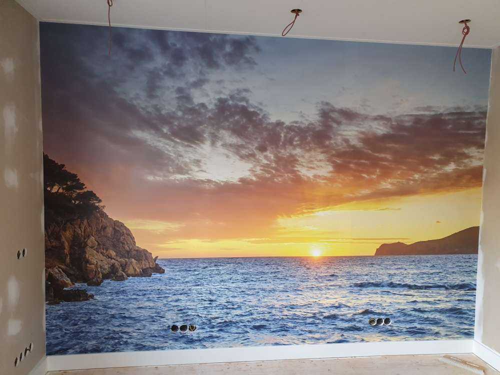 Tramonto su un'isola