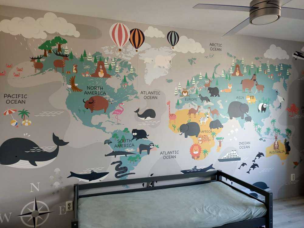 Mappa del mondo animale