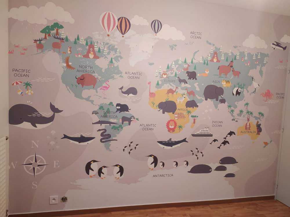 Mappa del mondo animale