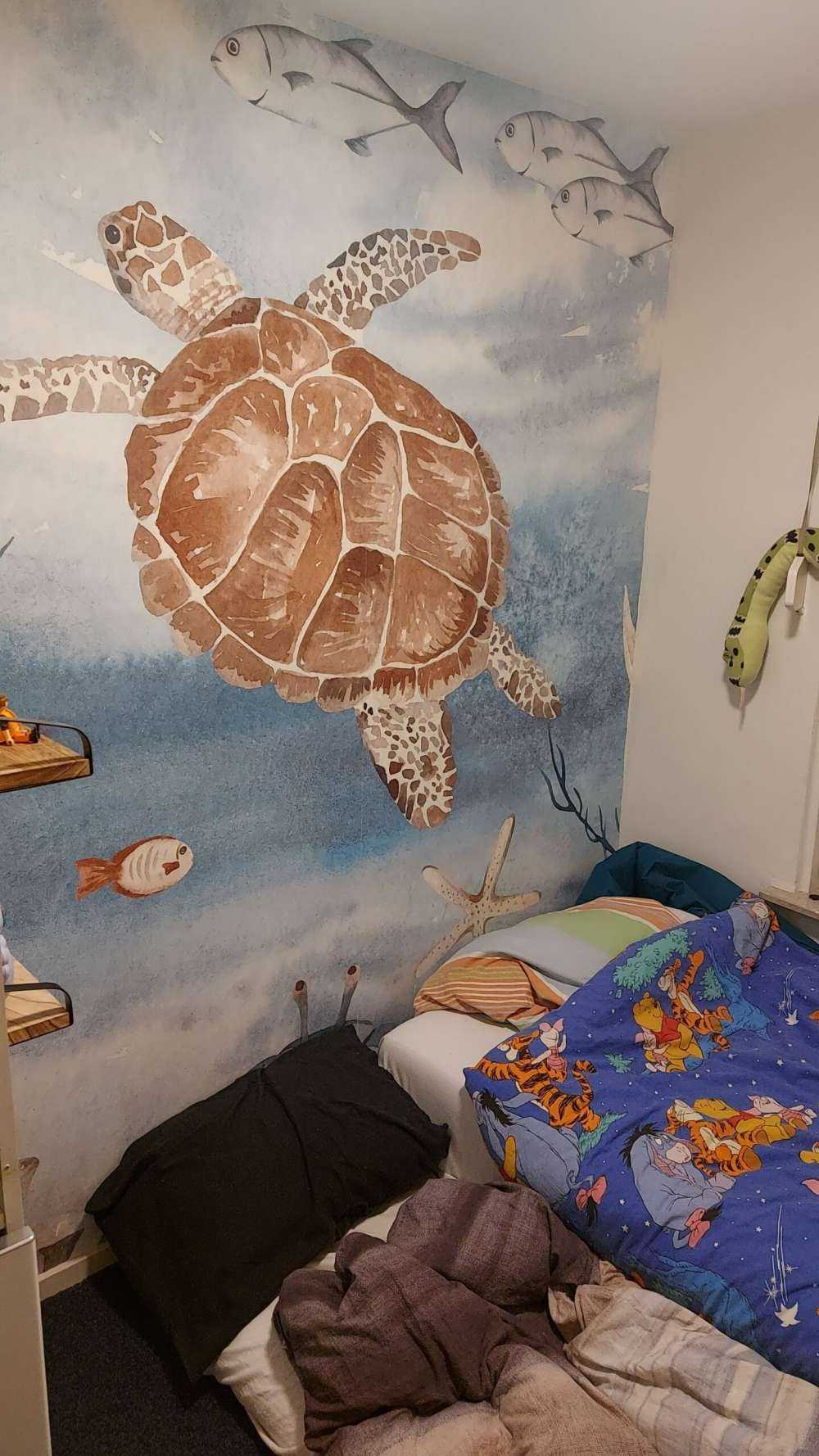 Acquerello tartaruga marina