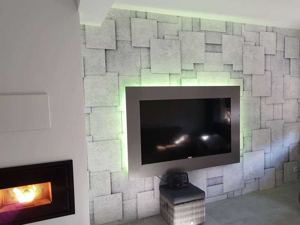 Piastrelle quadrate in 3D