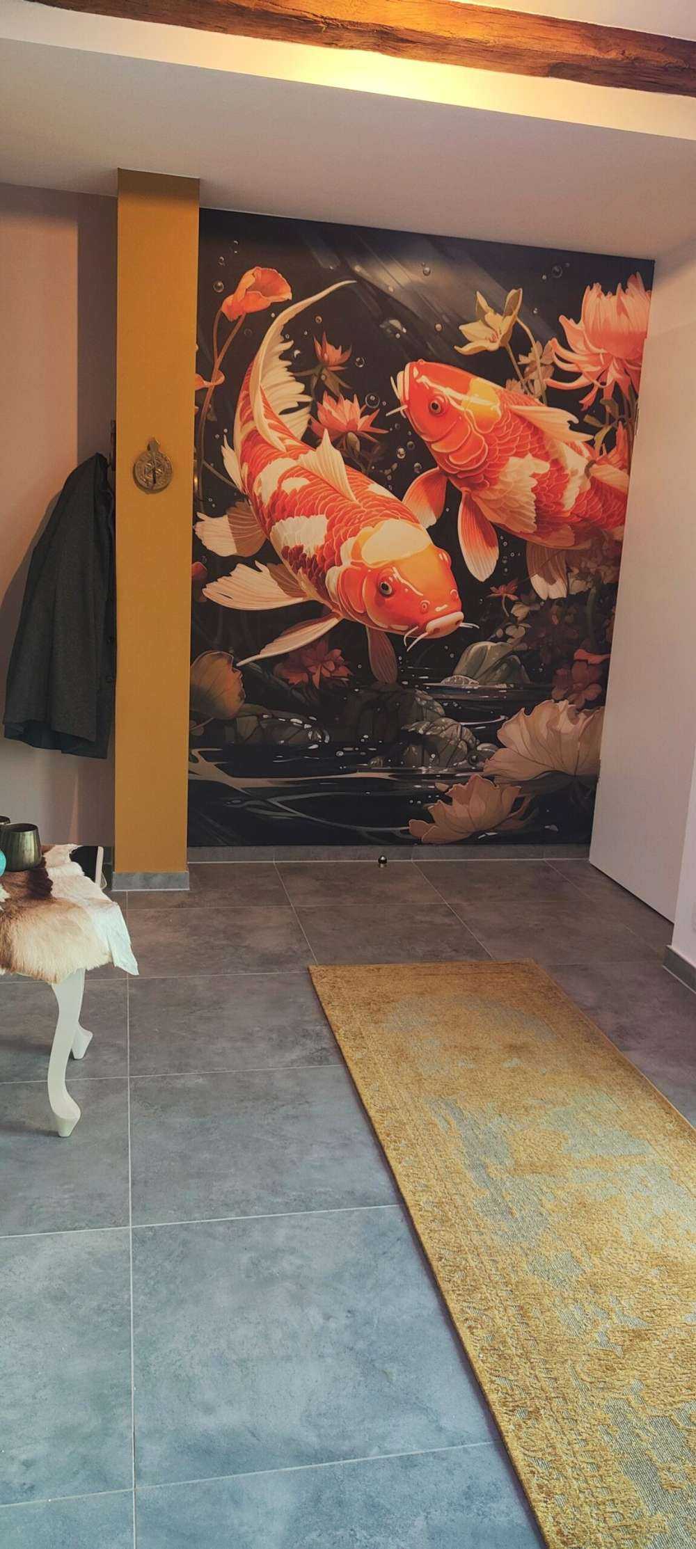 Danza di Koi e Fiore