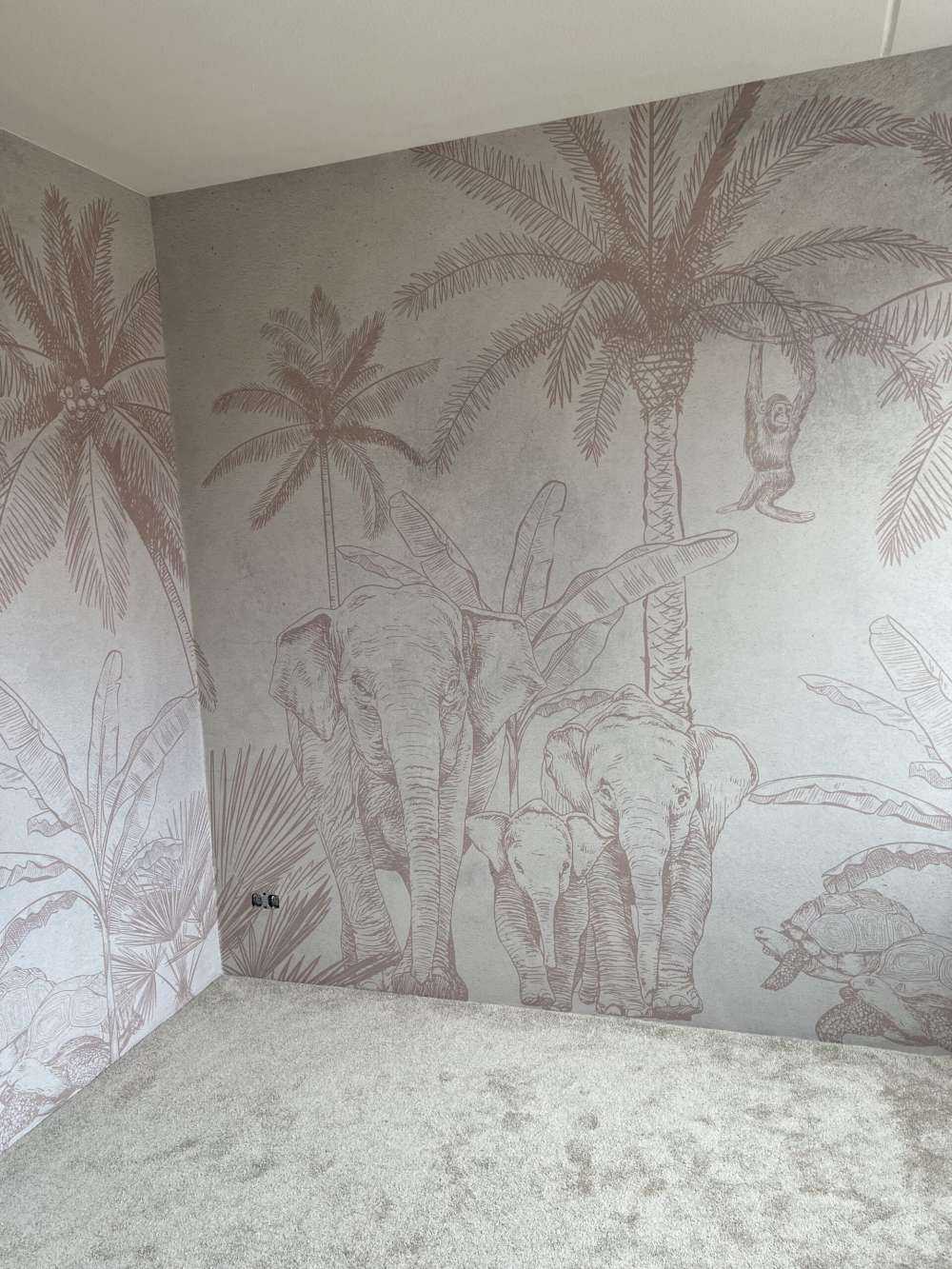 Elefanti grigio scuro