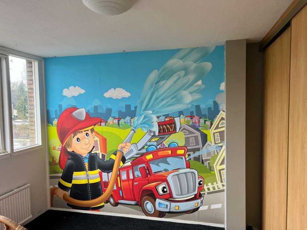 Camera dei bambini vigili del fuoco