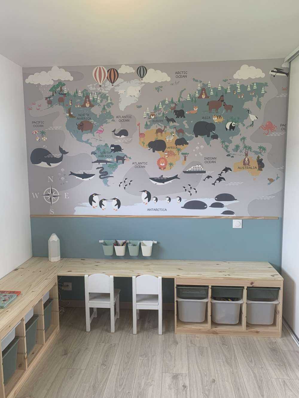 Mappa del mondo animale