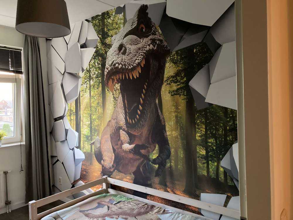 Dino in un muro