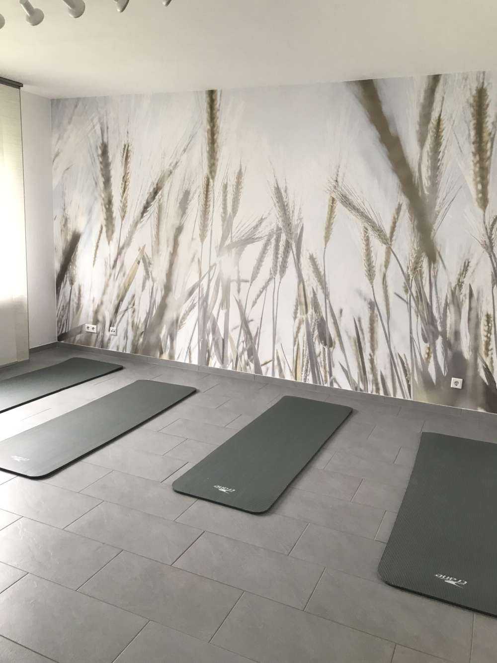 Raggi di sole attraverso il grano