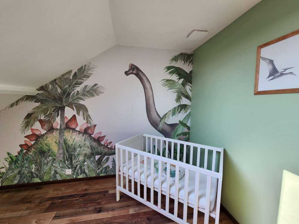 Dinosaurussen in de jungle